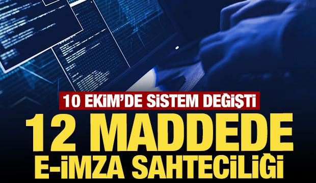 12 maddede e-imza sahteciliği