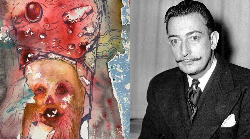 150 sterline aldı turnayı gözünden vurdu! Tablo Salvador Dali'nin kayıp olan nadide eseri çıktı