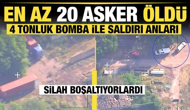 4 tonluk bomba ile en az 20 askerin öldürüldü anlar! Savaşta sıcak saatler!