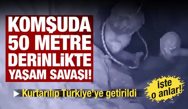 50 metrelik kuyuda yaşam savaşı verdi... İşte 4 yaşındaki çocuğun kurtarılış anları
