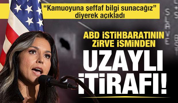ABD istihbaratının zirve ismi Tulsi Gabbard'dan uzaylı itirafı