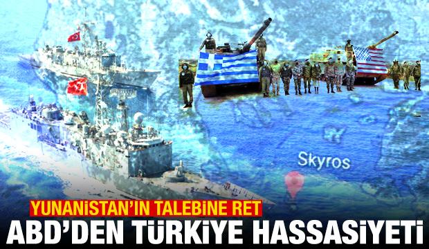ABD'den Yunanistan'ın talebine ret: Türkiye tepki gösterir