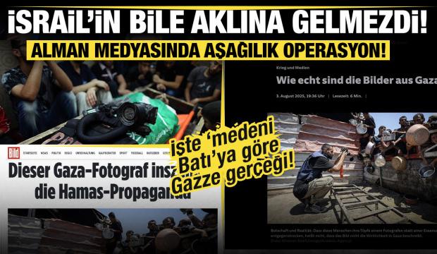 Alman basınının İsrail yalanı! Katliamı aklamak için insani krize 'kurgu' dediler!
