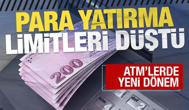 ATM’den para yatırmada yeni dönem: Limitler düştü