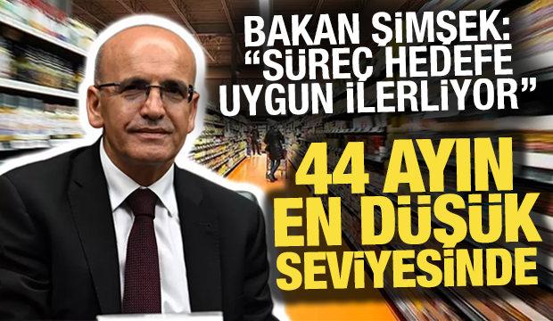 Bakan Şimşek: Enflasyon 44 ayın en düşük seviyesinde