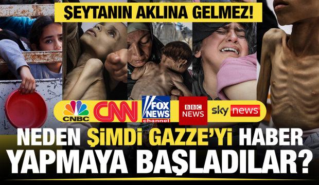 Batı medyası neden şimdi Gazze'deki açlıktan ölümleri haber yapmaya başladı?
