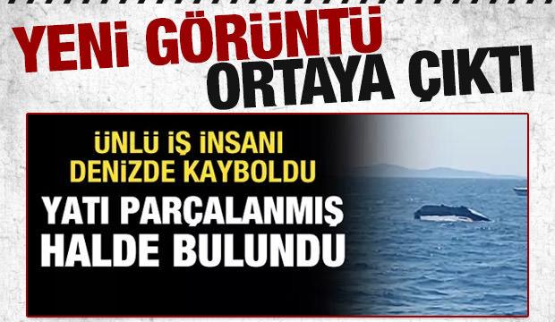 Denizde teknesi parçalanmış halde bulunan iş insanının marinadan çıkış anları