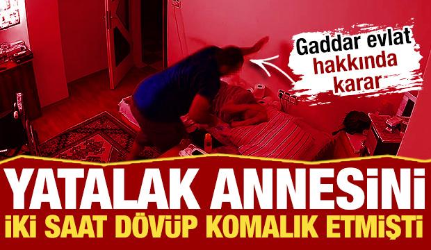 Denizli'de yatalak annesini dövmüştü! Olayla ilgili yeni gelişme var
