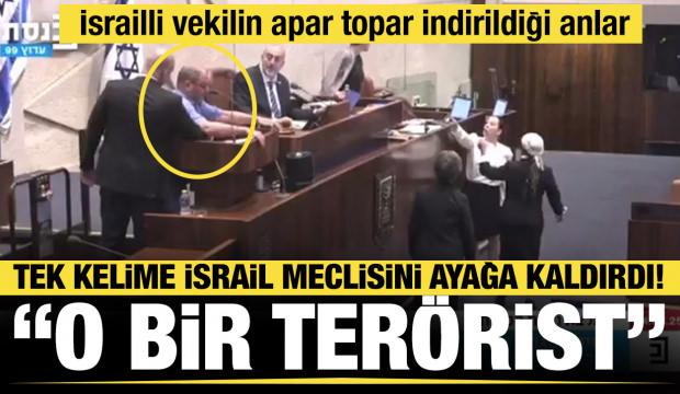 Gazze'de yaşanan soykırımı anlatıyordu! İsrailli vekil kürsüden apar topar indirildi!