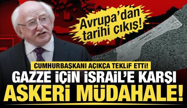İrlanda Cumhurbaşkanı Higgins'ten Gazze için askeri müdahale çağrısı: Artık seyretmeyelim!