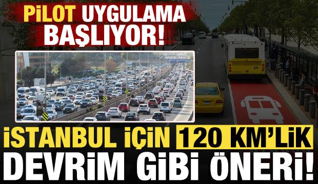 İstanbul trafiği için devrim gibi öneri! 'Otobüs öncelikli yol' uygulaması geliyor: 120 km