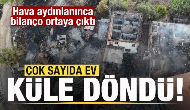 Köy alevlere teslim oldu! Çok sayıda ev küle döndü