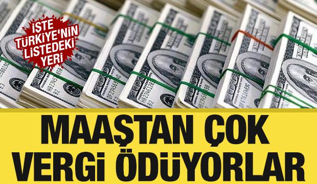 Personeli için en fazla vergi ödeyen ülkeler belli oldu! İşte Türkiye'nin sıralaması 