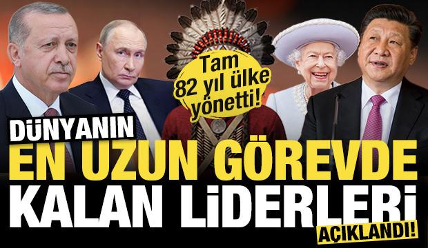 Tam 82 yıl ülke yönetti! İşte dünyanın en uzun süre görevde kalan liderleri!