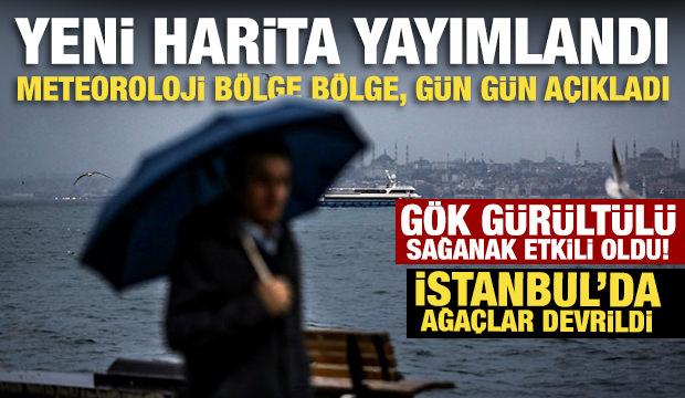 Yeni harita yayımlandı: Meteoroloji bölge bölge, gün gün açıkladı