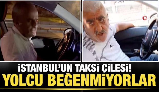 Yolcu seçen taksiler isyan ettirdi! 