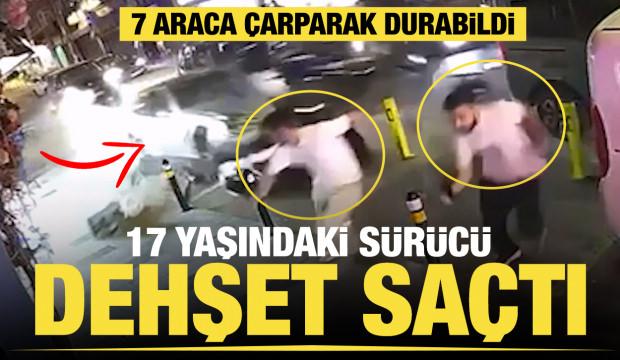 17 yaşındaki sürücü dehşet saçtı