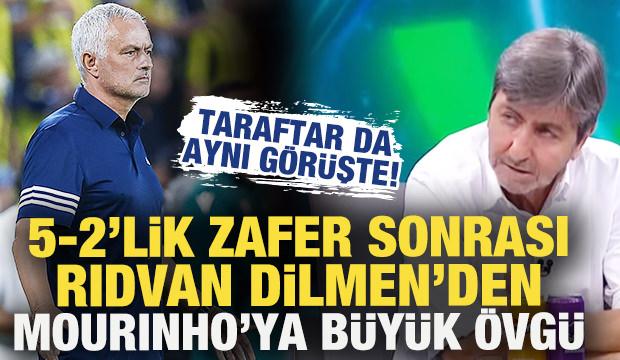 5-2'lik galibiyete Rıdvan Dilmen'in gözünden bakış! Herkes Mourinho sözlerini konuşuyor 