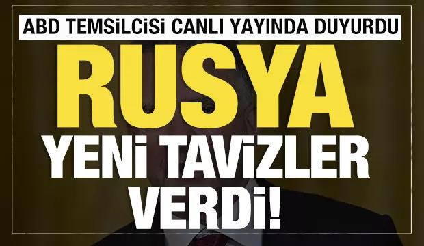 ABD'li Temsilci Witkoff canlı yayında duyurdu: Rusya yeni tavizler verdi