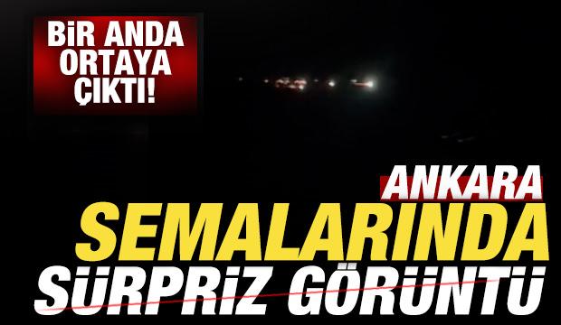 Ankara semalarında gök taşı sürprizi! Bir anda ortaya çıktı