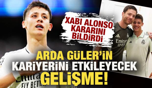 Arda Güler'in kariyerini etkileyecek gelişme! Xabi Alonso kararını bildirdi