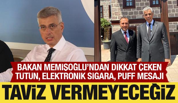 Bakan Memişoğlu'ndan dumansız Türkiye hedefiyle ilgili açıklama
