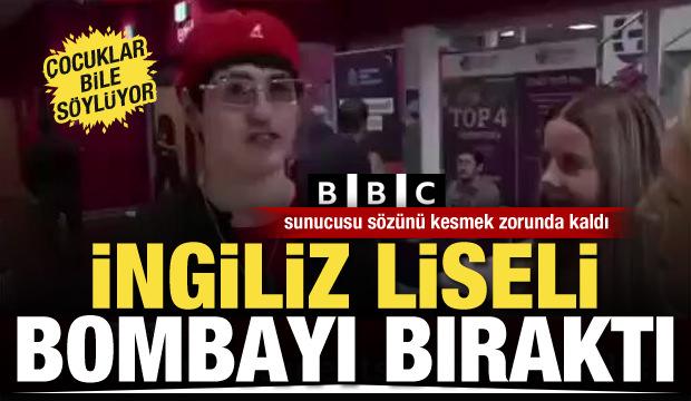 BBC'ye canlı yayında soğuk duş! İngiliz liseli böyle haykırdı