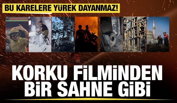Bu karelere yürek dayanmaz! Korku filminden bir sahne gibi