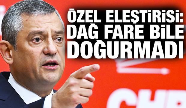 Dağ fare dahi doğurmadı
