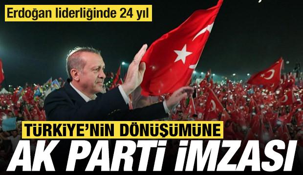 Erdoğan liderliğinde 24 yıl: Türkiye'nin dönüşümüne AK Parti imzası