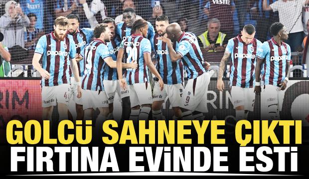 Golcü Trabzonspor'a hayat verdi! Fırtına sezona 3 puanla başladı
