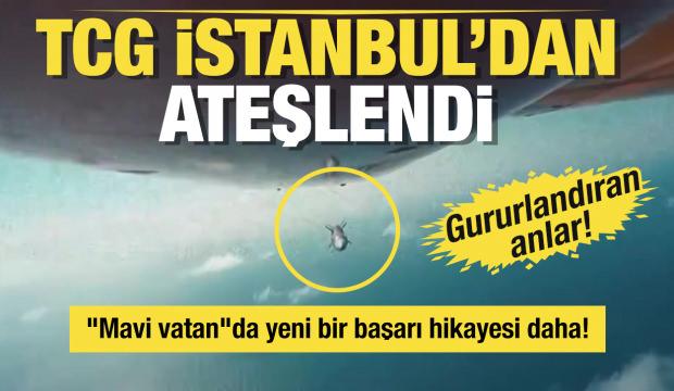 HİSAR-D RF Hava Savunma Füzesi TCG İSTANBUL’dan ateşlendi