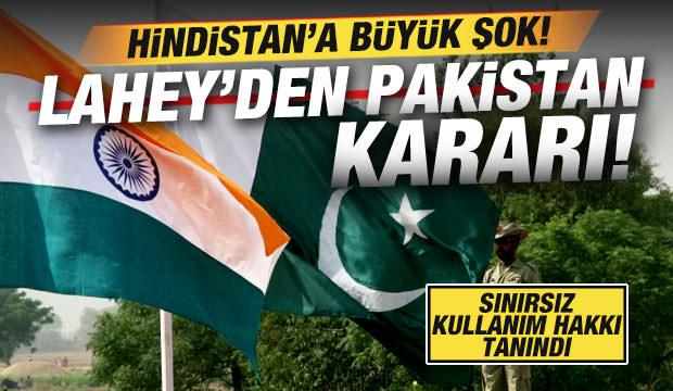 Lahey'den Pakistan kararı! Hindistan'a büyük şok! Sınırsız kullanım hakkı tanındı