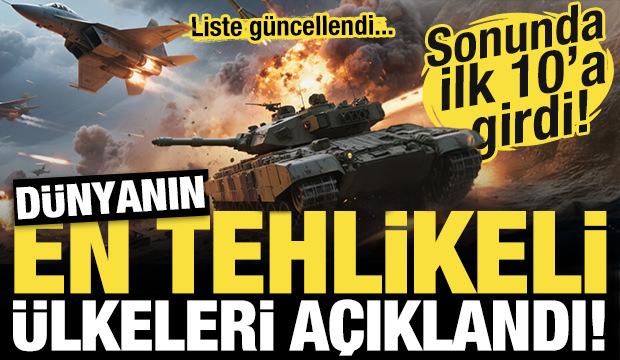 Liste güncellendi! İşte 2025 yılında dünyanın en tehlikeli ülkeleri! İlk 10'a girdi...