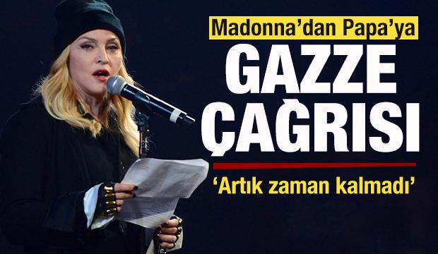 Madonna'dan Papa'ya Gazze çağrısı: Artık zaman kalmadı