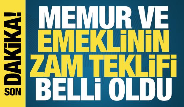 Memur ve memur emeklisinin ilk zam teklifi belli oldu