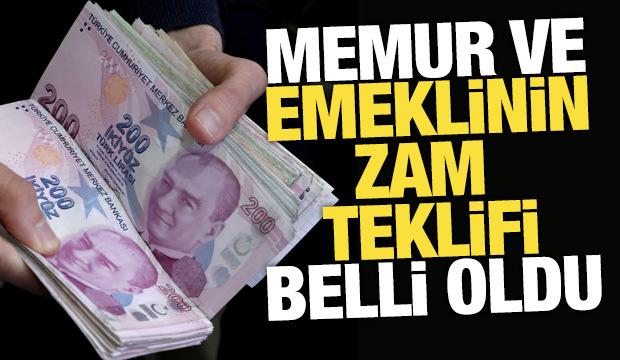 Memur ve memur emeklisinin ilk zam teklifi belli oldu