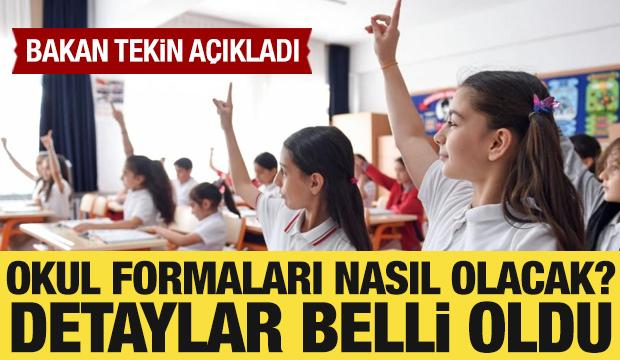 Okul formaları nasıl olacak? Bakan Tekin'den açıklama: Detaylar belli oldu