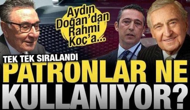 Rahmi Koç'tan Murat Ülker'e! İşte patronların kullandıkları arabalar...