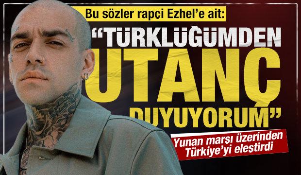 Rapçi Ezhel'den tepki çeken 'Türklük' yorumu: 'Türklüğümden utanç duyuyorum'