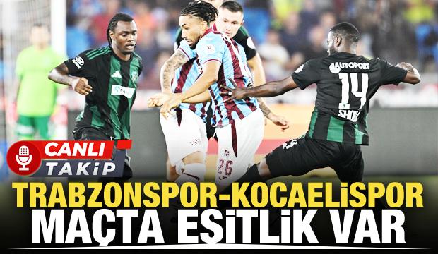 Trabzonspor-Kocaelispor! CANLI