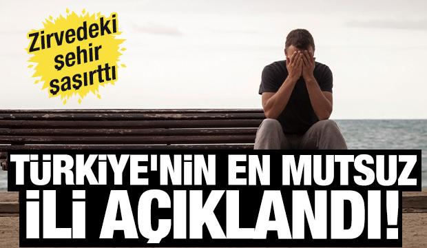 TÜİK Türkiye'nin en mutsuz ilini açıkladı! Karadeniz şehirleri listede ağırlıklı