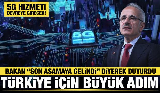 Türkiye için büyük adım: 5G hizmetinde son aşamaya gelindi!