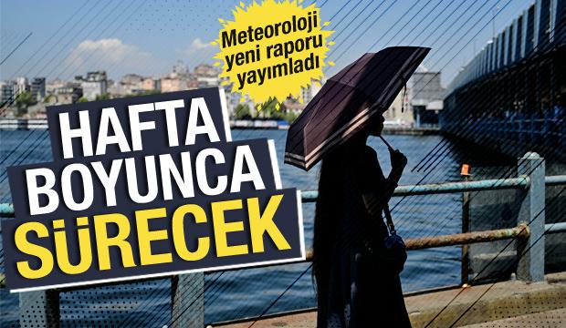 Yeni haftada kavurucu sıcaklar sürecek! Meteoroloji'den 2 bölgeye fırtına uyarısı