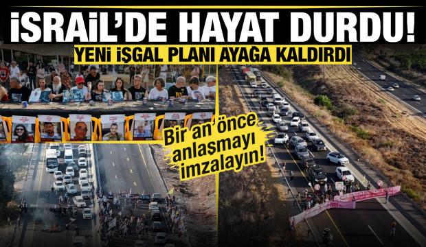 Yeni işgal planı ayağa kaldırdı. İsrail'de hayat durdu