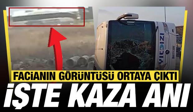 4 kişinin öldüğü Kuzey Marmara Otoyolu’ndaki yolcu otobüsü kazasının görüntüsü