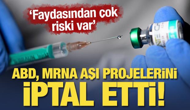 ABD, mRNA aşı projelerini iptal etti: "Faydasından çok riski var"