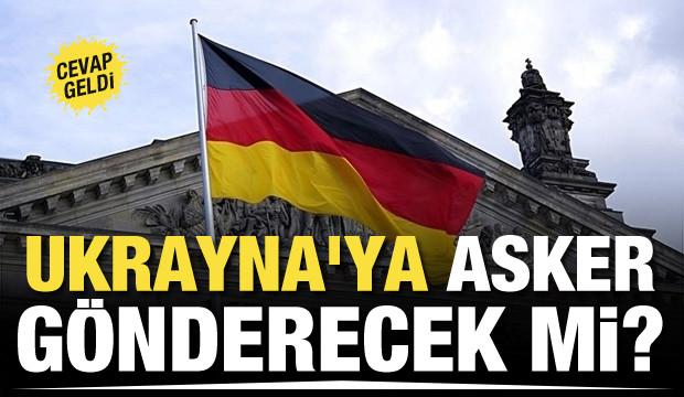 Almanya, Ukrayna'ya asker gönderecek mi? Cevap geldi