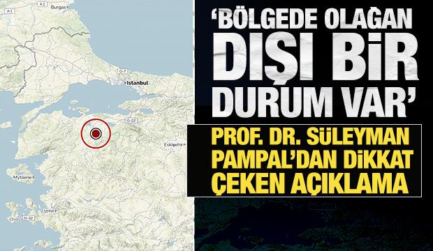 Balıkesir'de peş peşe depremler... Prof. Dr. Süleyman Pampal: Olağan dışı bir durum!