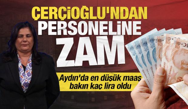 Başkan Çerçioğlu müjdeledi, personellere yüzde 23 zam yapıldı